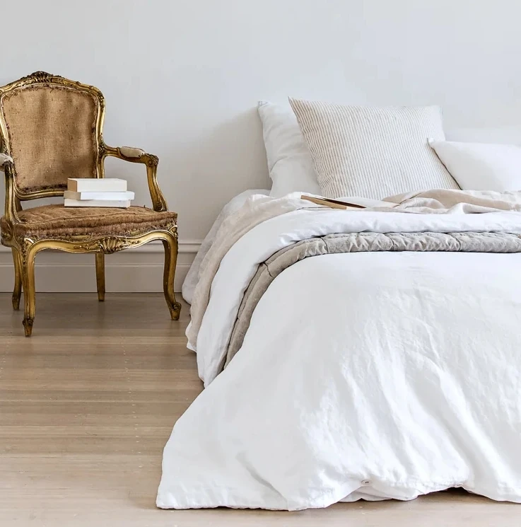 LZ 25% off linen duvet cover french flax 100% linen fitted sheet stone washed flax pure french linen bedding bed sheets sets