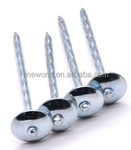 smooth coil roofing nail 1-1/4 Coil Nails Smooth Galvanized Wire Coil Roofing Nails