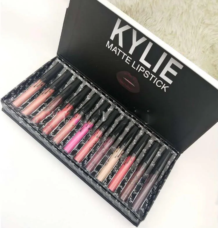 12 матовых бархатных пурпурных блесков для губ, глазурный подарочный набор в коробке, жидкий блеск для губ на заказ, стойкая коробка для вегетарианских губ