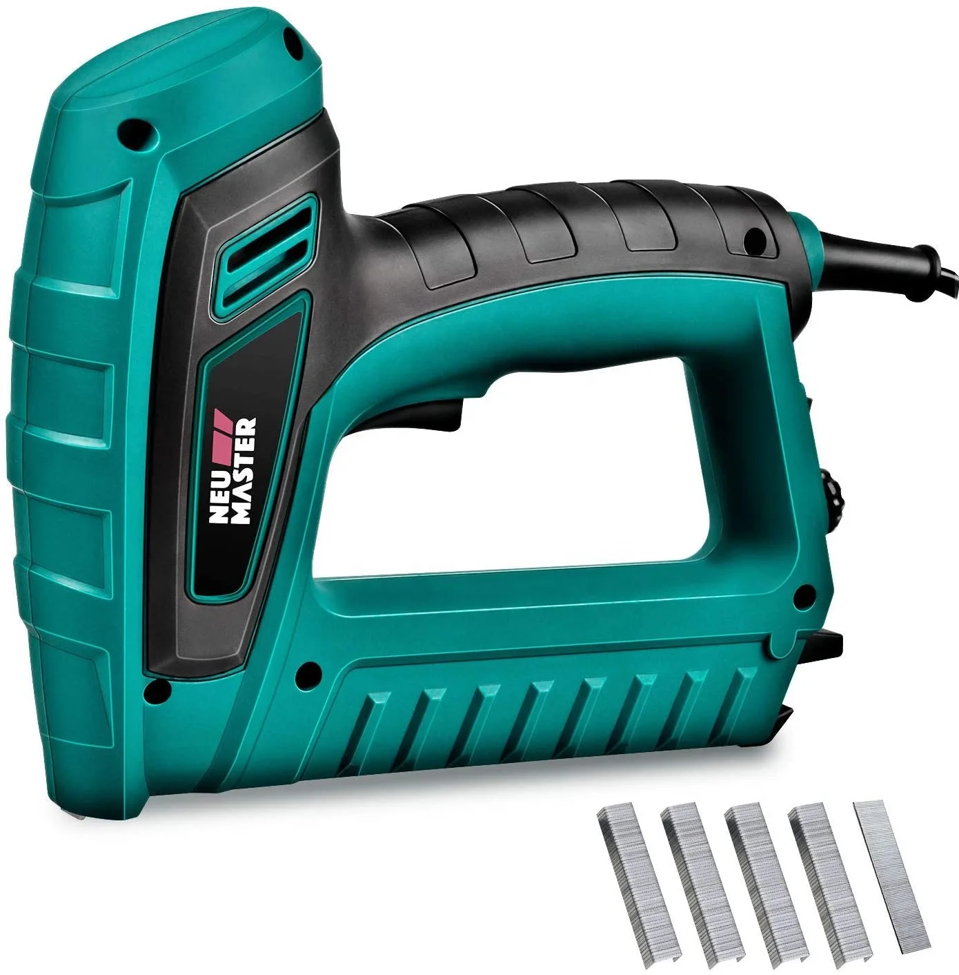 
Staple Gun with Contact Safety and Power Adjustable Knob for Upholstery and Home Improvement 