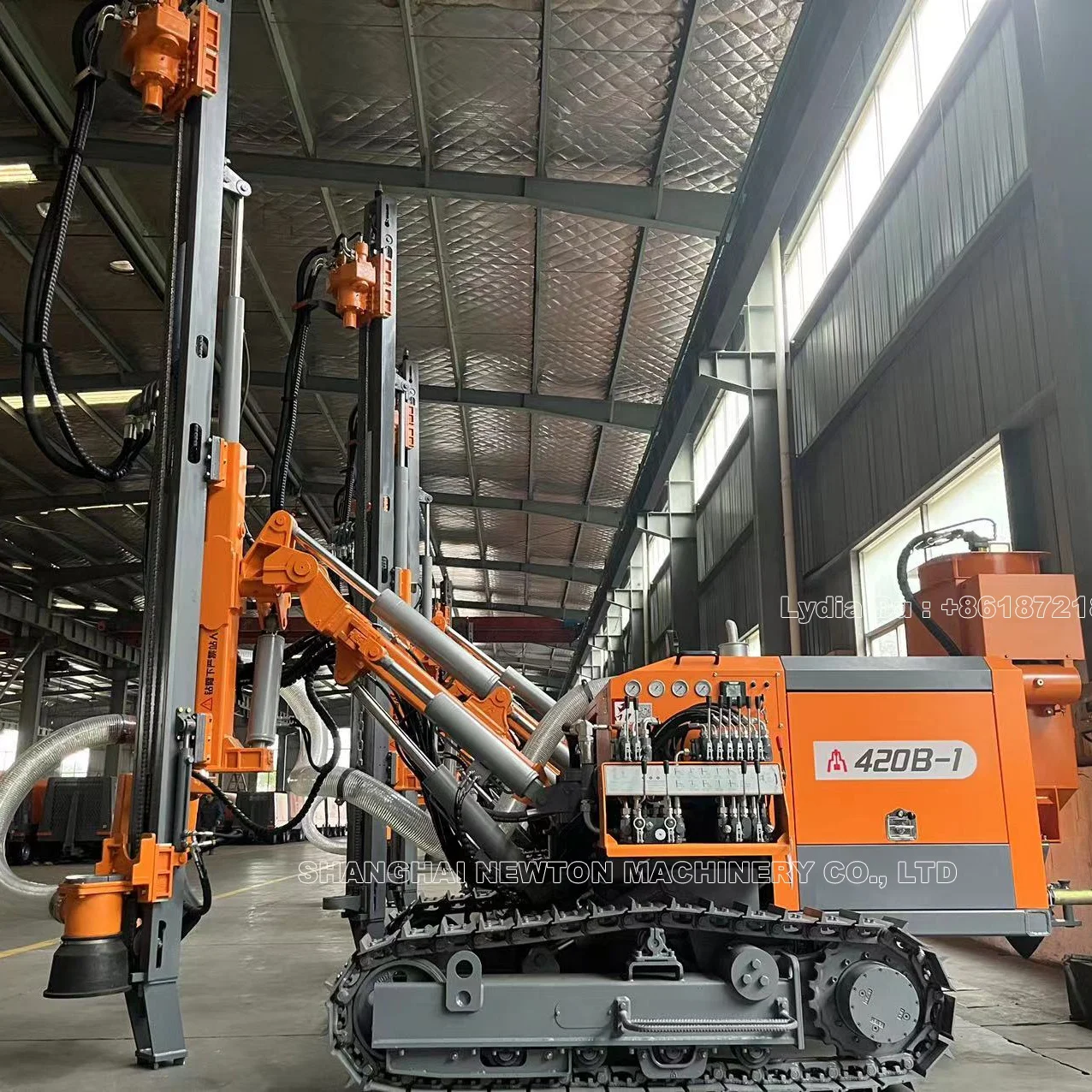 zhigao ZGYX 420 China supplier diesel pneumatic small portable separated surface dth drill rigs rock drilling rig