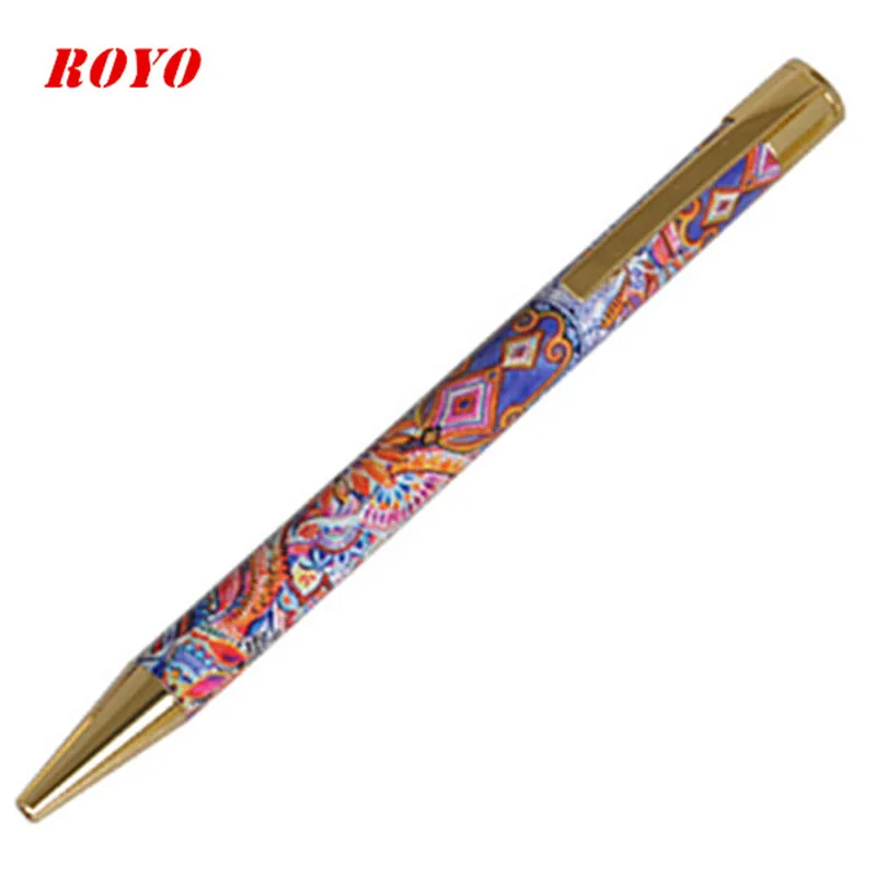 
2020 Hot Sale Personalized Heat Transfer Printing Custom Pattern Ballpoint Pens Printing Barrel Pen For Promotional Advertising 