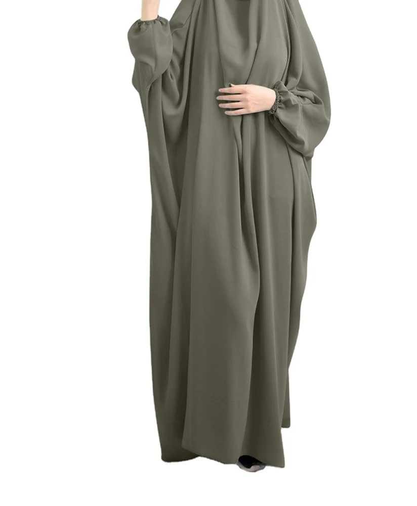 Wholesale Breathable Hijab liturgical wear Islamic Turkish  Robe Women Dubai Muslim Standard Apparel Middle East abaya