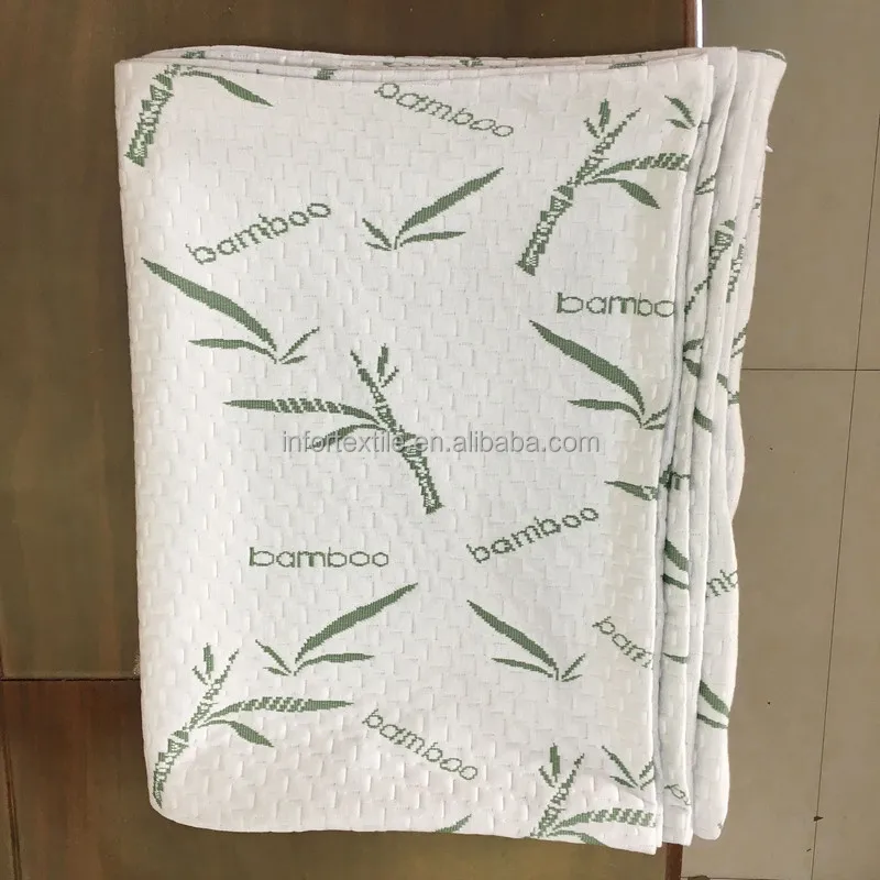 Custom Bamboo Jacquard zippered Pillow case  Anti Mite  Bamboo Fiber Pillow  Shell