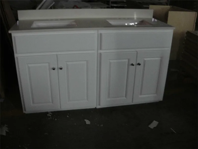 Hot sale Vanity Combo birch wood High polished Modular bathroom cabinet