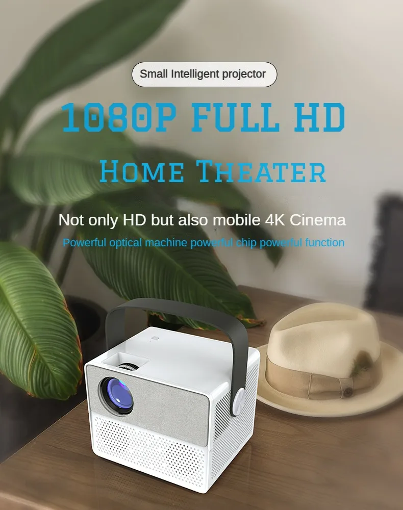 ChaoYing m8 4k Led Projector 300 ANSI lumen Home Theater smart android projector