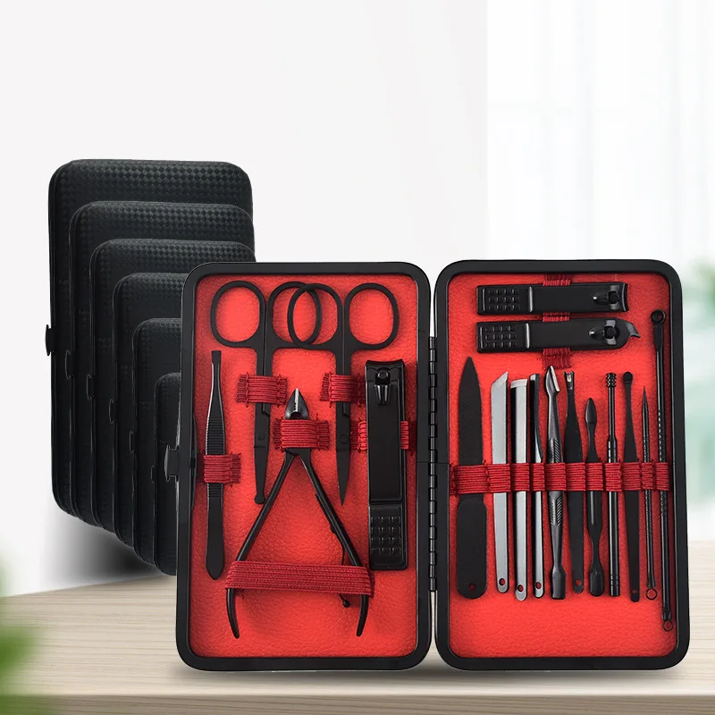 Professional Beauty Tools Foot File Nail Clipper Pedicure Scissors Cutter Kit Mini Nail Care Products Salon Manicure Set