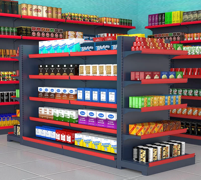Производитель Фошань сверхпрочная полка для супермаркетов складов продуктовых магазинов закусок выставочная стойка продажи