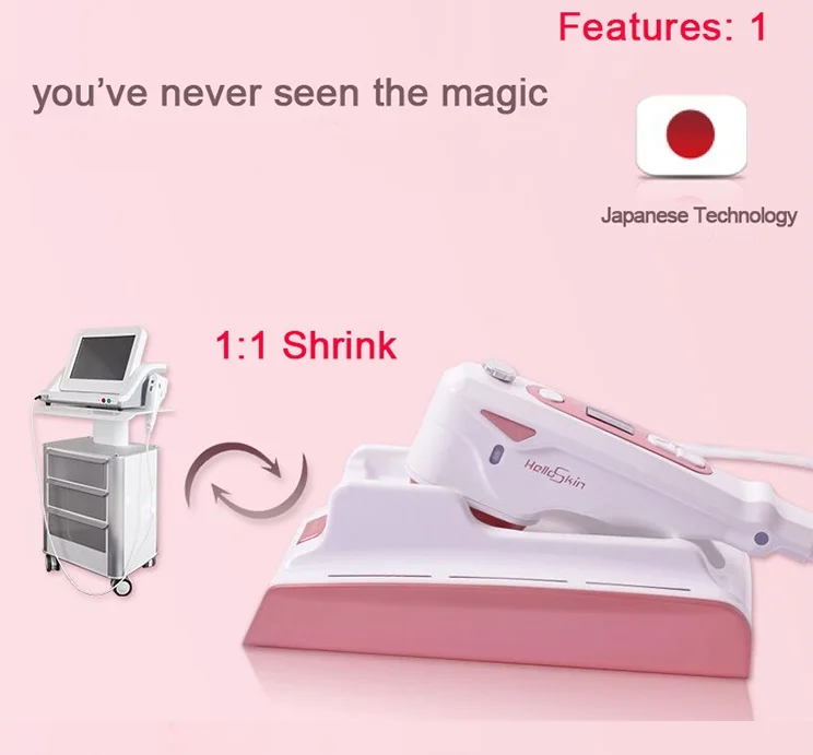 2020 профессиональная hifu против морщин + машина 1,0 3,0 4,5 мм hifu портативная мини hifu