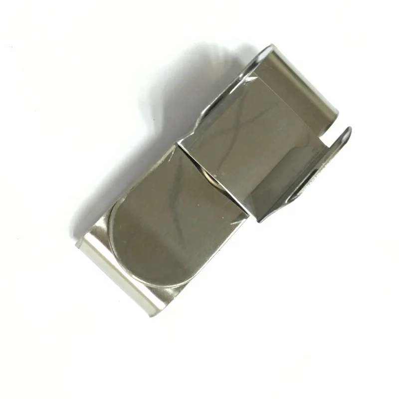 xmlivet New Silver Stainless Steel High Magnetic S-shape chalk holders Billiards Pool Carom Snooker chalk cages wholesale