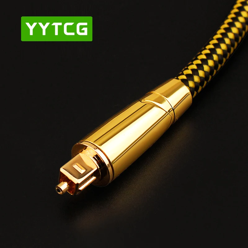 
YYTCG Digital Audio Video Cables Optical Fiber optico Oxyacid Free Copper Audiophile HIFI DTS Dolby Enthusiast 7.1 Sound 