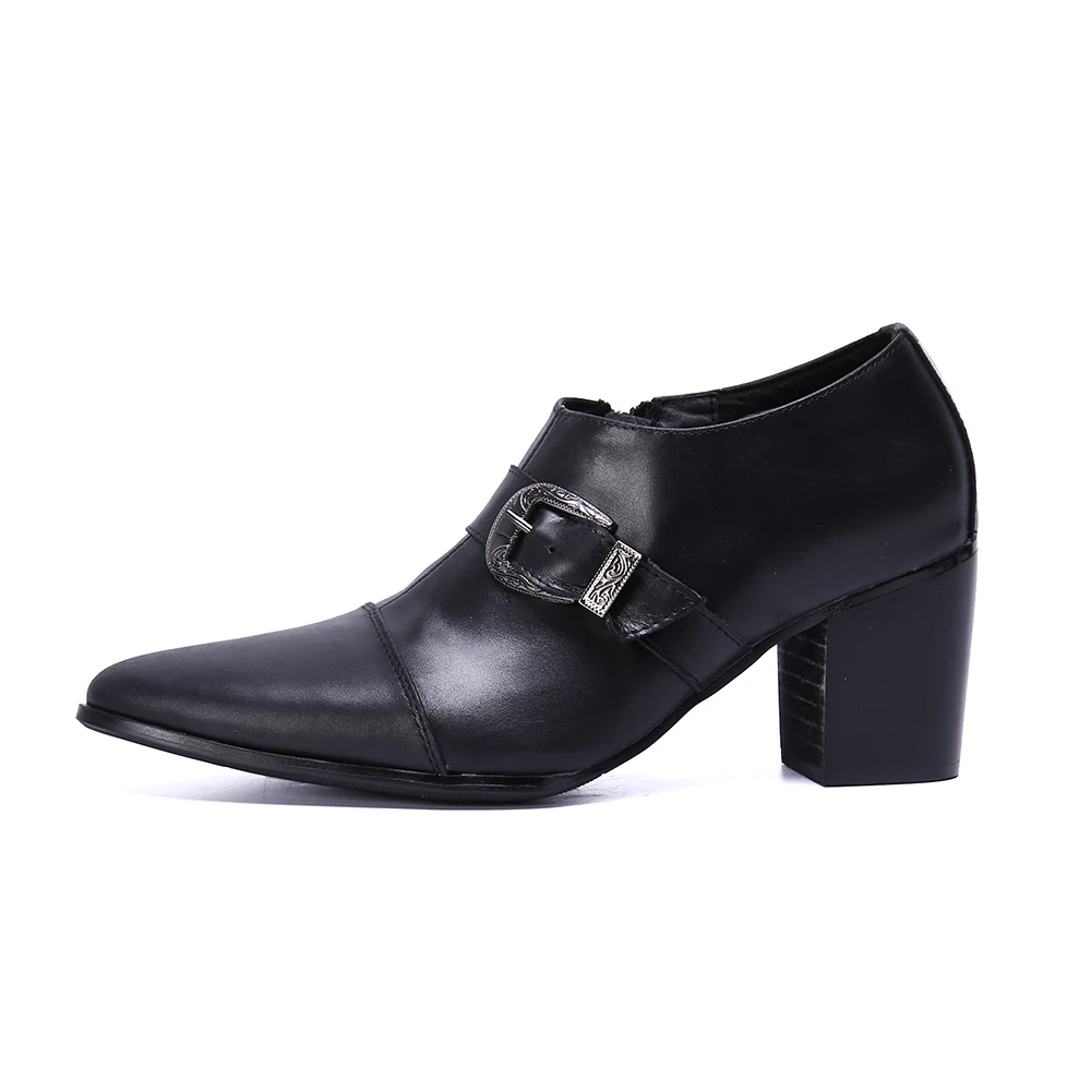 NA345 Men Shoes Fashion Crocodile Pattern Ankle Booties 2022 New Autumn Male Lace-up Oxford Booties Big Size Male Footwear