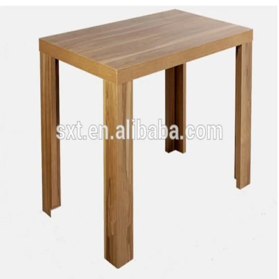 2014 Горячая Продажа корейский стиль деревянный обеденный стол с наклейкой