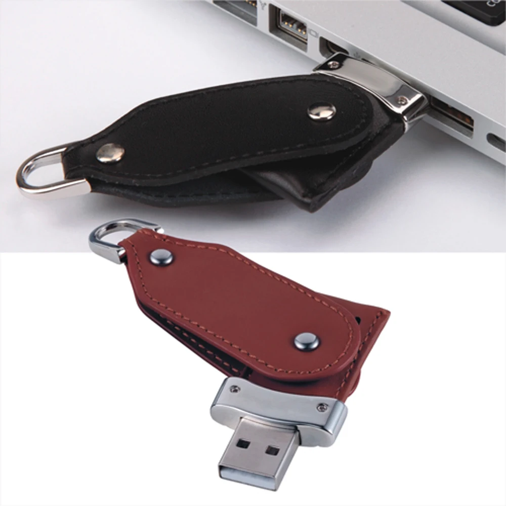 Fish Shape Swivel Pu Leather Usb 2.0 Flash Memory Drives With Company Logo Printing 8Gb Swivel Leather Usb Disk 32Gb Pendrive