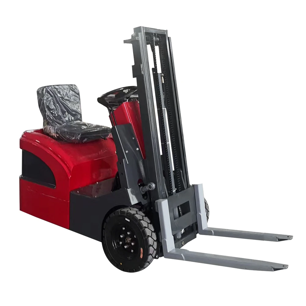 3T ходовой Полноэлектрический внедорожный вилочный погрузчик с литиевым аккумулятором мини-погрузчик 500 кг 3 колеса