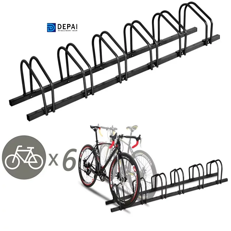 Wholesale price outdoor portable stand storage stainless steel 6 bikes rack