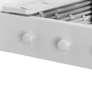 Foldable Clothes Drying Rack 60 cm model for space saving | Wall Mounted dual purpose Clothes Hanger with Round Hooks