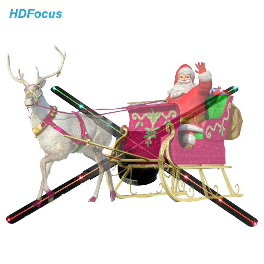 High Resolution 4-Blade LED Hologram Fan with Wifi and App for Advertising Equipment
