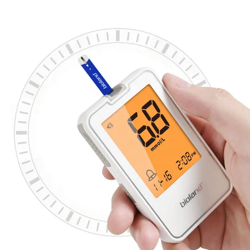 Best Seller 5 Seconds Testing Glucose Monitor,Portable Glucose Meters and  User Manual Lancing Device for hospital&household