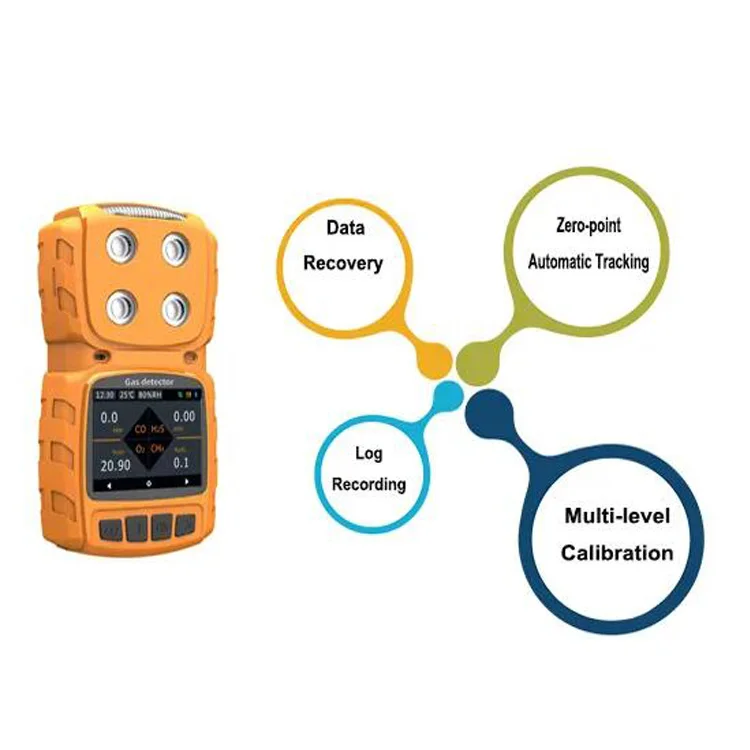 MS104K Portable LPG Gas Detector single Gas Detector High Accuracy Ethylene Gas Meter For Fruit Ripening