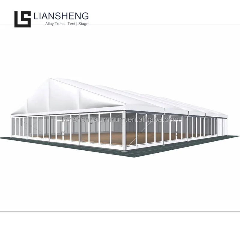 Liansheng Наружная палатка для мероприятий Свадебная вечеринка торговая автомобильная крыша со стеклянной