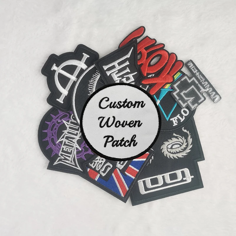 Lightning shipment customization personalized iron on logo  patch heat transfer patches hat badges for clothing