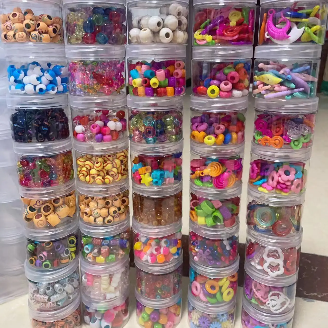 Mylulu leaf dread bead color braid hair beads for braiding hair dreadlock jewelry Hair Beads