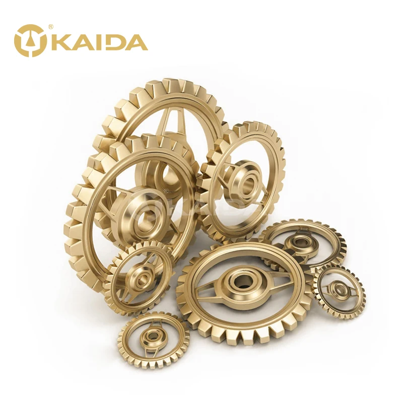 Custom Oem Amazing Huge Brass Gear Wheel Sand Casting Process