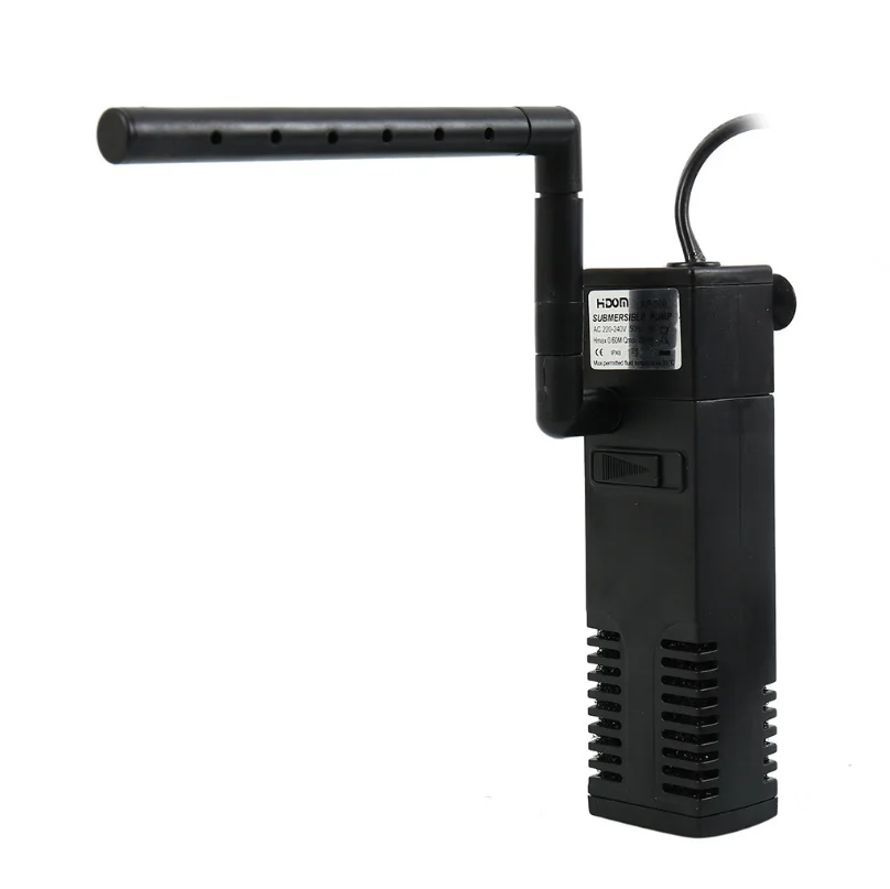 2024 New Wn Black Plastic Filtration Water Cycle Fish Tank Aquarium Filter for 40-150L Fish Tanks