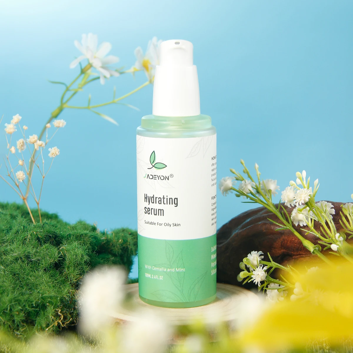 Customizable Private Label Anti-Aging and Whitening Serum Deep Cleansing with Centella Asiatica and Natural Plants Amino Acids