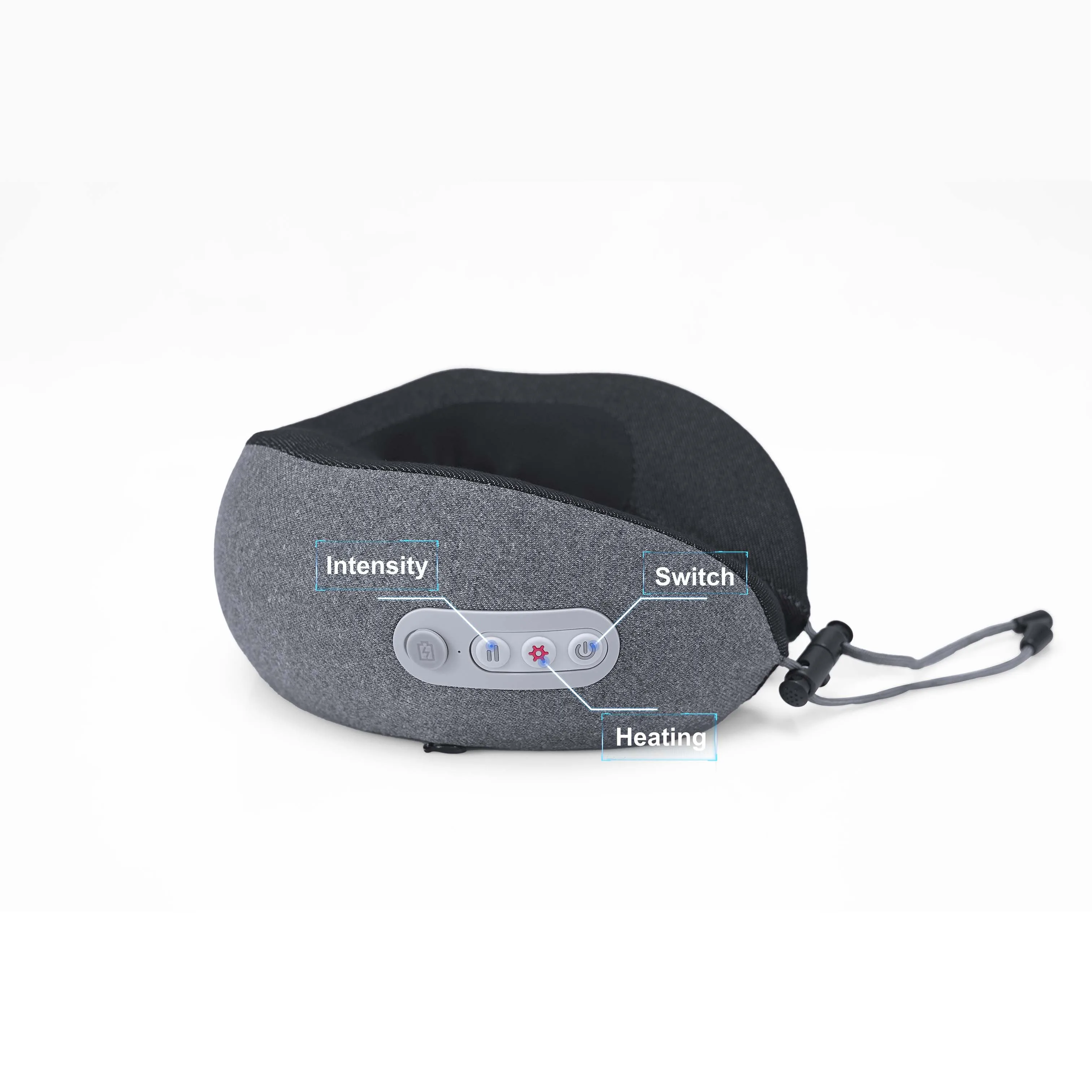 U-Shaped Shiatsu Massage Pillow deep tissue U-Shaped pillow shiatsu neck massager with heat