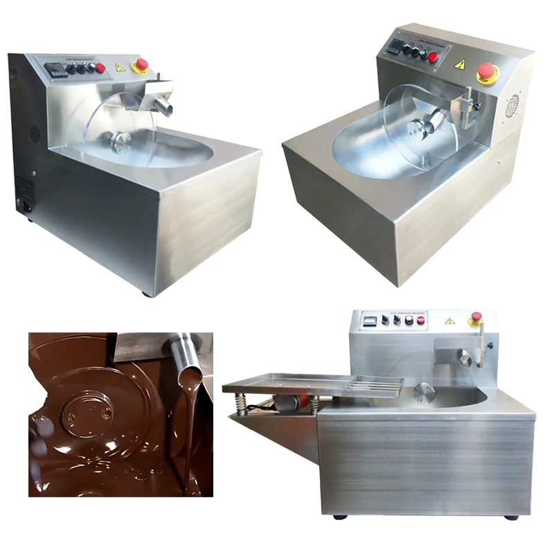 Stainless steel ice sugar gourd chocolate coating donut melting tempering machine strawberry