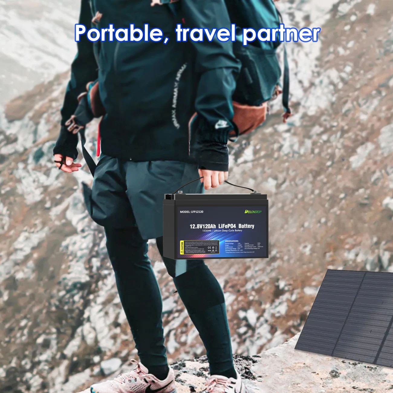 Truck Caravan Motorhome 12V Parking Air Conditioner RV Solar Akku 12v 24v 100ah 150AH 200ah 300ah 400ah LiFePO4 Battery Pack