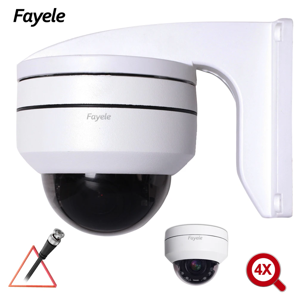 AHD 5MP CCTV Camera CVI TVI CVBS 4in1 Wired analog PTZ camera 4X optical zoom Metal Dome Mini PTZ camera UTC RS485