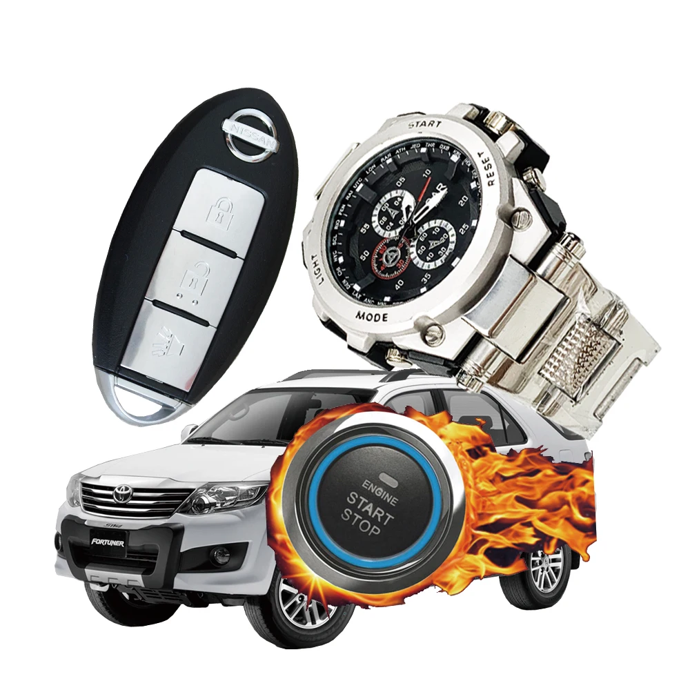 
Cardot Remote Start Stop Engine Keyless Entry Remote Starter Car Alarm System Car Key 