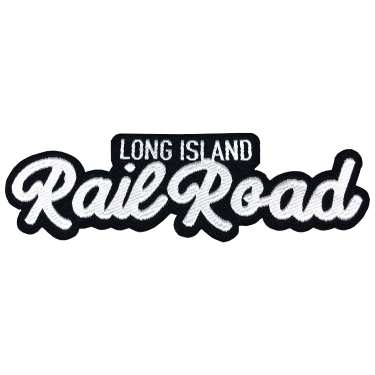 Woven Patches Brand Logo Woven Letter Patches Woven Iron Patch Heat Press on Clothes