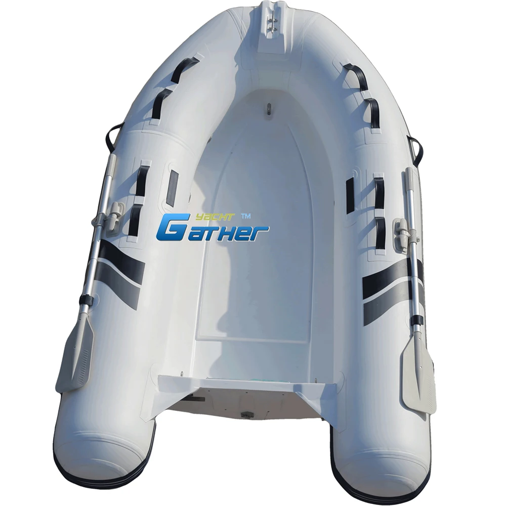 Inflatable Dinghy Orca Hypalon Pvc RIB300A Rigid Hull Inflatable Rowing Boats For Sale