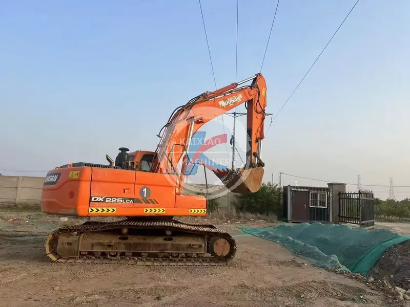 Экскаватор DOOSAN DX225 22 тонны в наличии гусеничный экскаватор гидравлическая машина экскаватор-экскаватор оригинальный Подержанный
