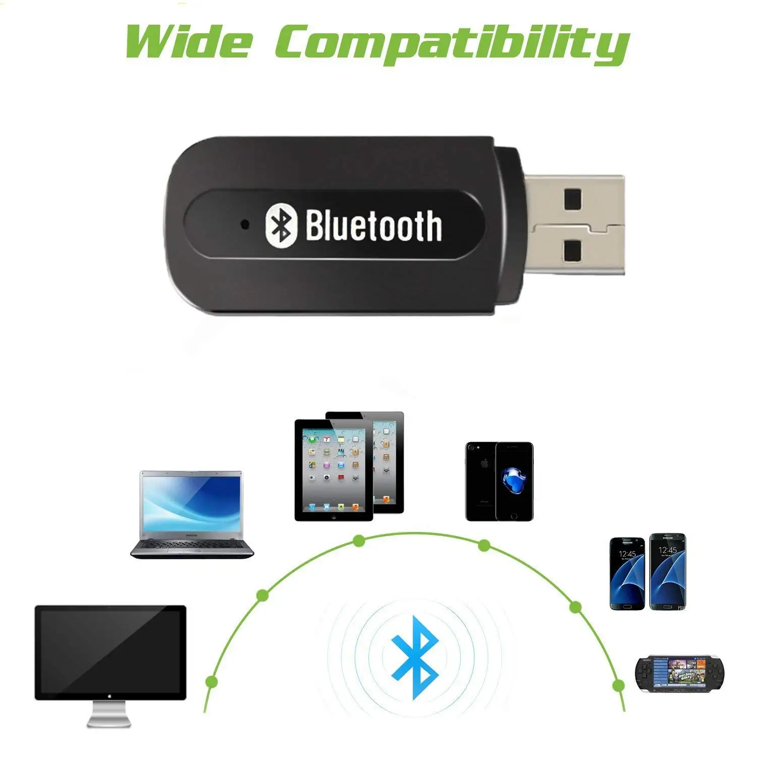  BT-163 3 5 мм Jack Aux беспроводной USB Bluetooth приемник для усилитель наушников автомобиля Музыка Аудио