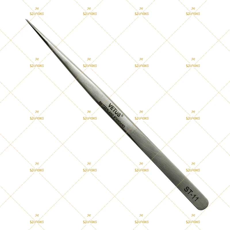 Premium Quality Vetus L Type Tweezers for Mega Volume Easy Fan Mink Eyelash Extensions