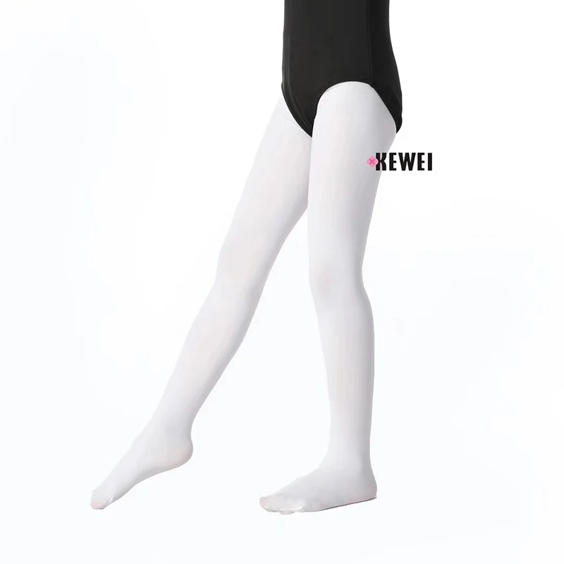 
Baby Girls Nylon Ballet Dance Pantyhose white Dance Wear dance tights for girls Solid Color nude children girls stockings Kids 