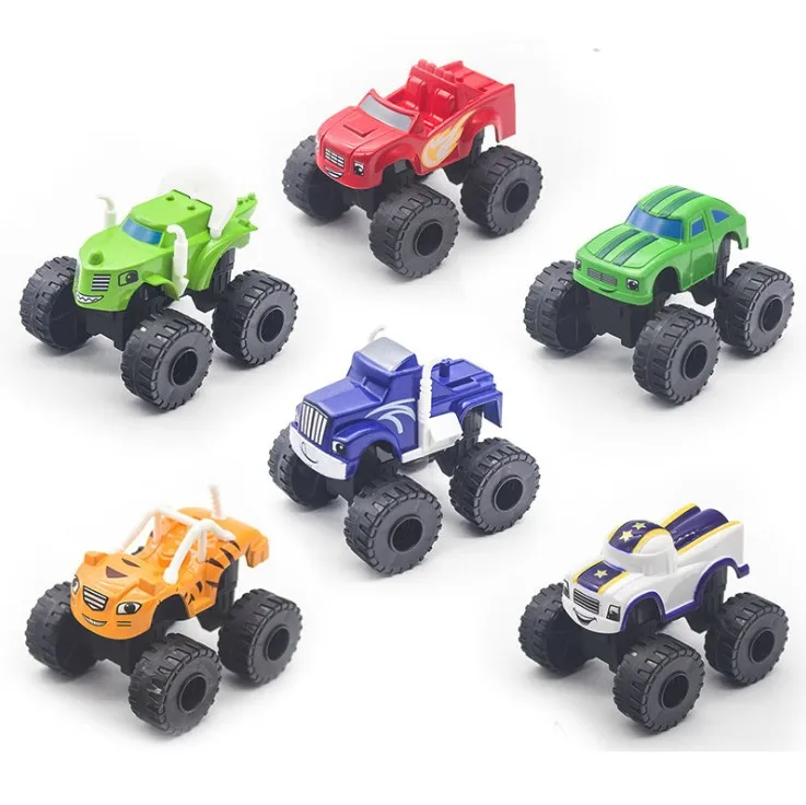 
Cheap Promotion gift 6 style sliding Blaze Monster Machinescar Truck Blaze Monster Vehicles Figure For Children 