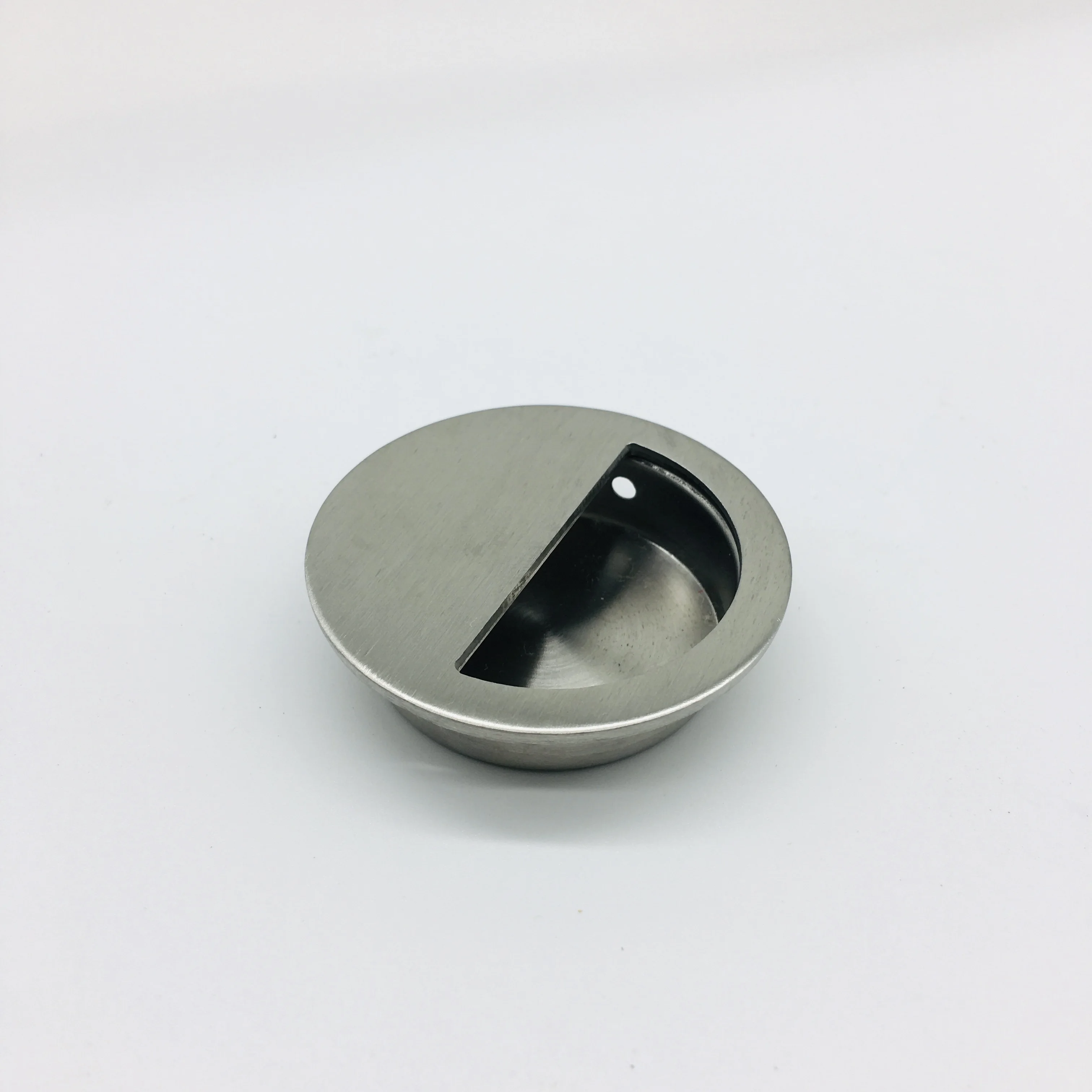 
stainless steel Round shape Concealed flush pull handle 