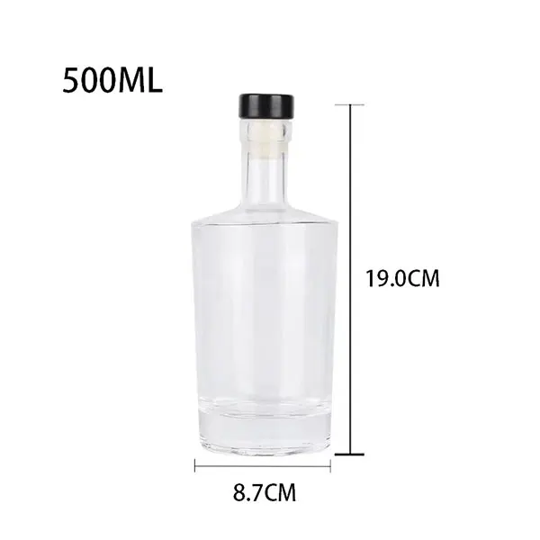 2024 Hot Selling Good Price Unique Shape Wine Glass Bottle Custom Mini Wine Glass Bottle Empty Wine Glass Bottle