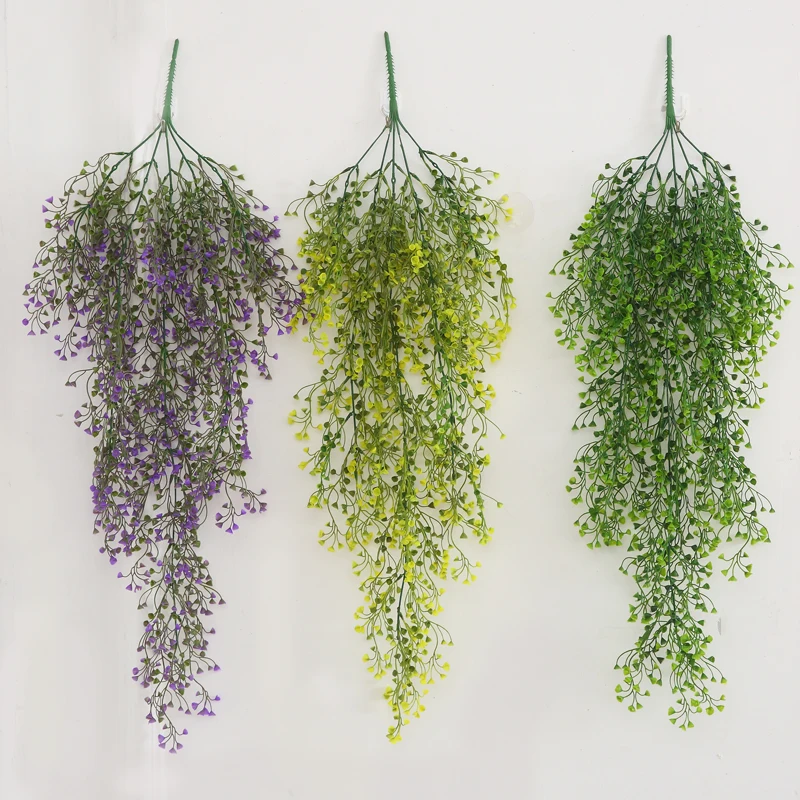 Лидер продаж, искусственное растение из ивы замечательной версии 85 см, подвесное растение из ротанга для гостиной, ресторана, настенные украшения