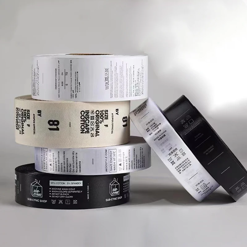 Automatilc Multi-Color Silk Cloth Poly Type Fabric Ribbon Woven Logo T-Shirt Labels Screen Printing Machine