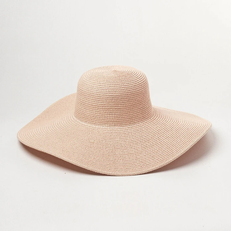 manufacture custom mexican sombrero large brim paper straw hat wide brim beach hat over sized seagrass plain color straw cap