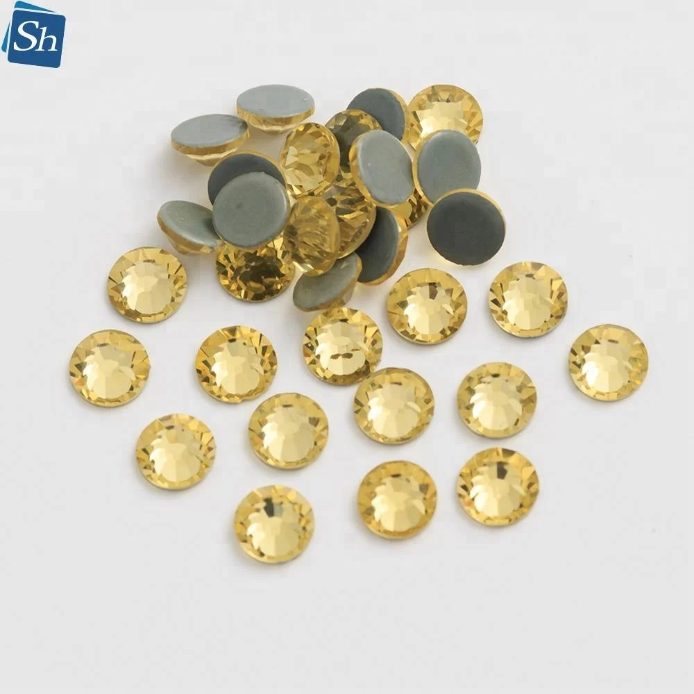 Glass Stones for Shoes Lead Free Ss10 Ss16 Transfer Strass Crystal Hotfix Rhinestone Flatback Color Garment Shoes Bags 1 Bag