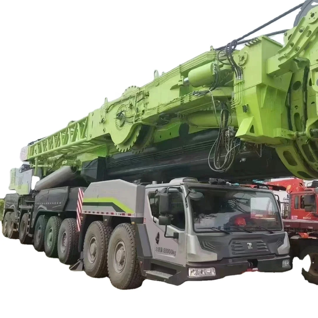 Подержанный мобильный автокран Zoomlion 800 тонн с гидравлической телескопической стрелой хорошее состояние подшипника насоса двигателя-Сделано в Китае