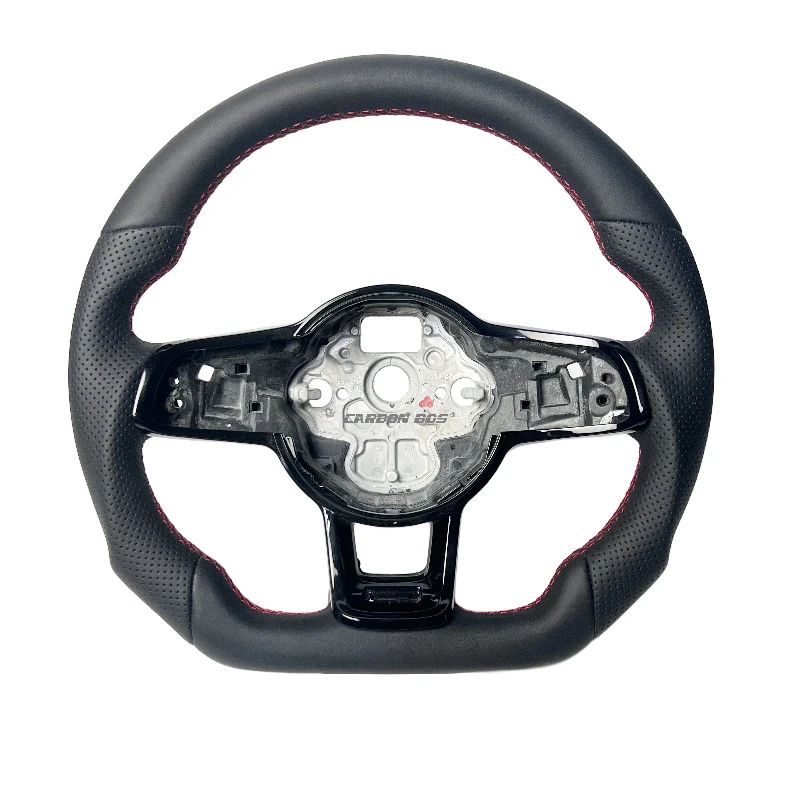 Кожаное Рулевое колесо для VW GOLF Volkswagen Golf Polo Passat GTI / R MK7 GTS GTD